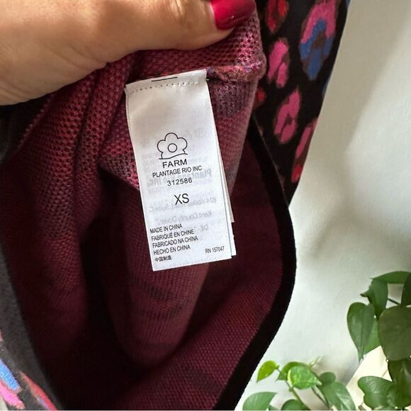 FARM Rio Cut Out Knit Mini Dress- Iridescent Leopards - Picture 8 of 8